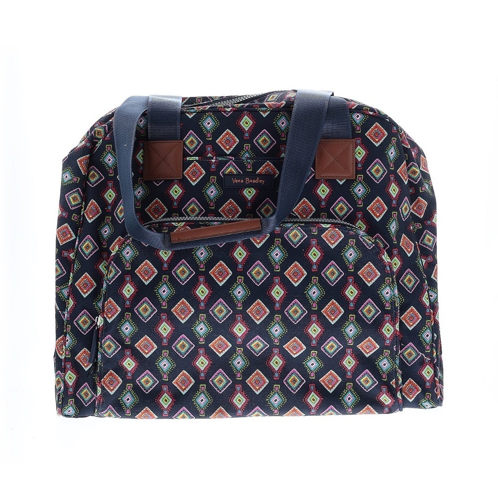 NWOT VERA BRADLEY RETIRED Go Anywhere Mini Medallion Carry-On Laptop Luggage Bag